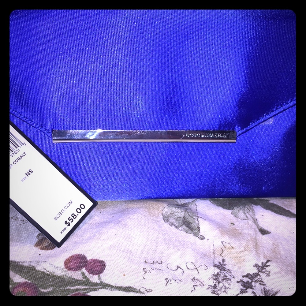 BCBG Satin Clutch